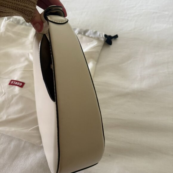 STAUD Moon Bag in Cream w/ Dust Bag - Picture 6 of 8